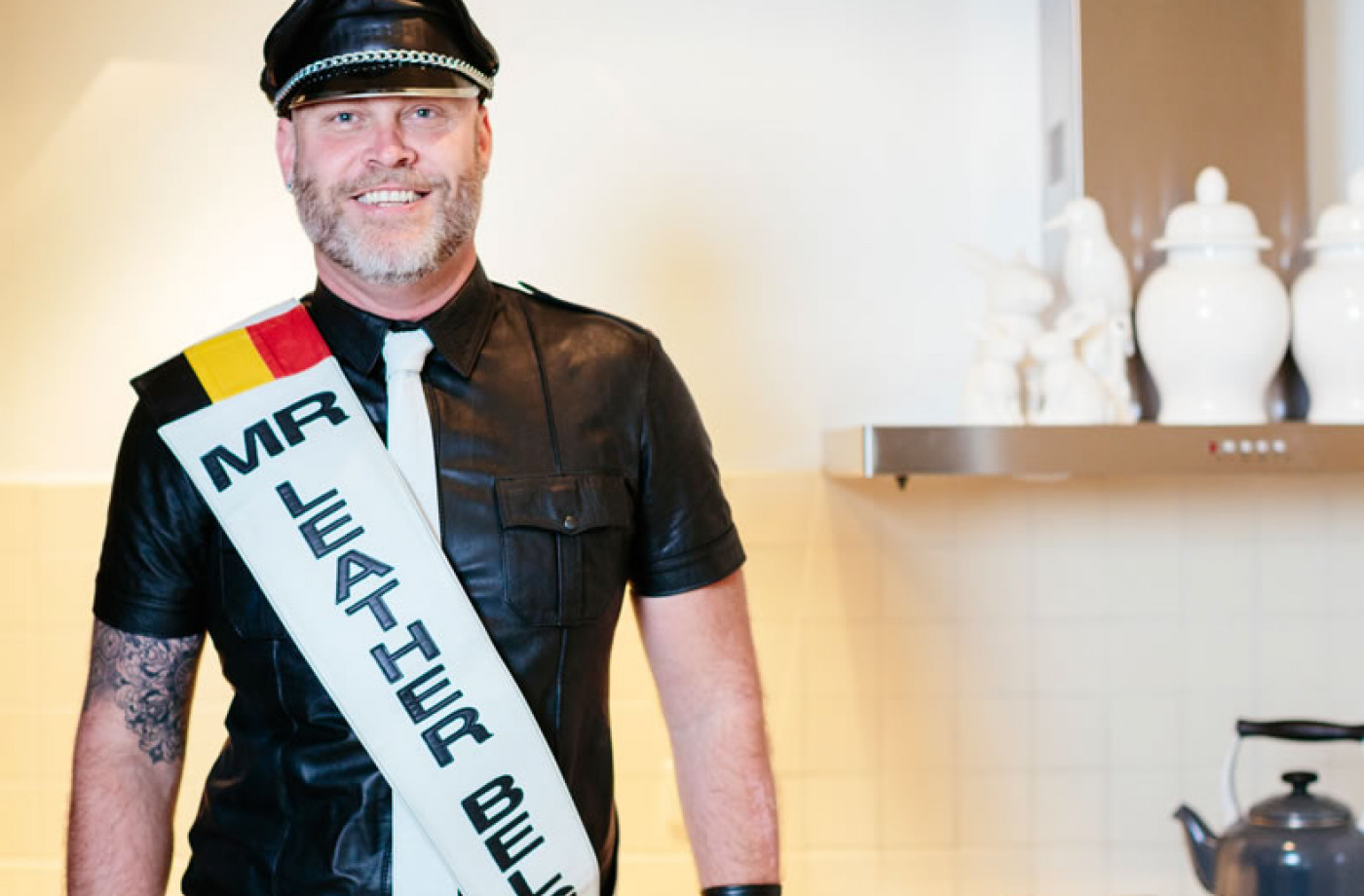 Georges Peeters is Mister Leather